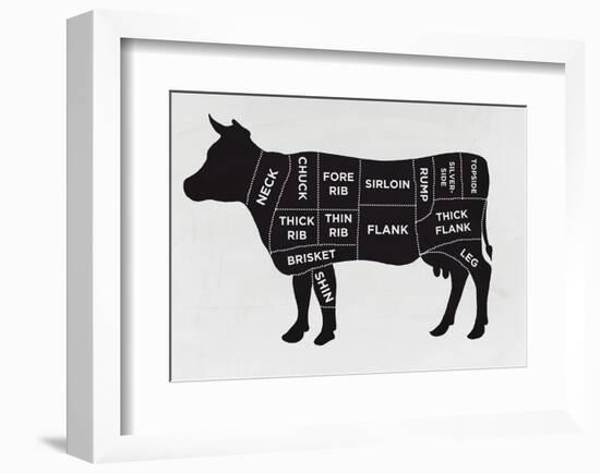 Cow-null-Framed Giclee Print