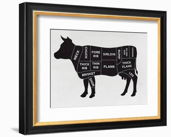 Cow-null-Framed Giclee Print