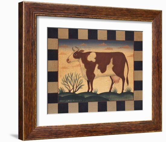 Cow-Diane Ulmer Pedersen-Framed Art Print