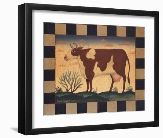 Cow-Diane Ulmer Pedersen-Framed Art Print