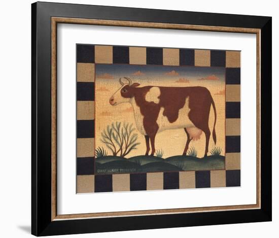 Cow-Diane Ulmer Pedersen-Framed Art Print