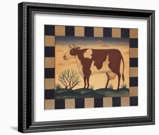 Cow-Diane Ulmer Pedersen-Framed Art Print