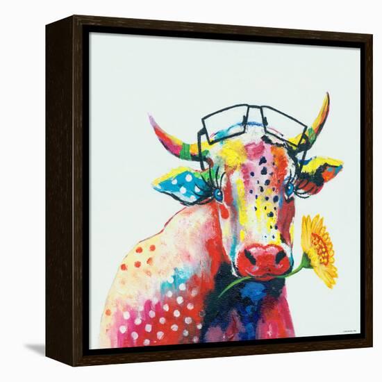 Cow-null-Framed Stretched Canvas