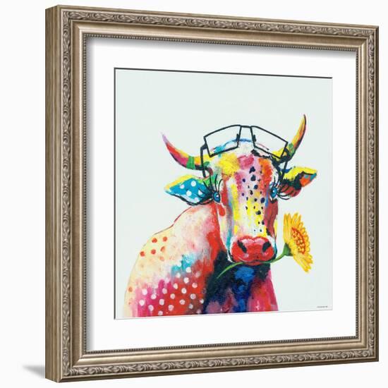 Cow-null-Framed Art Print