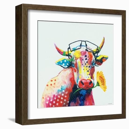 Cow-null-Framed Art Print