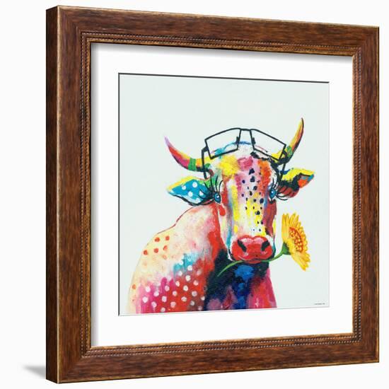 Cow-null-Framed Art Print