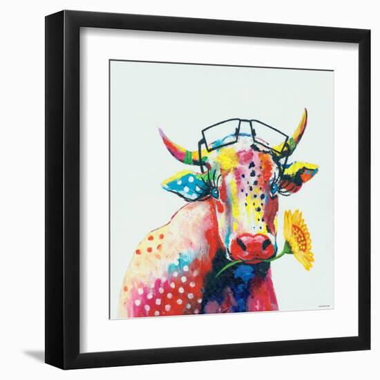 Cow-null-Framed Art Print