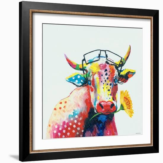 Cow-null-Framed Art Print