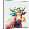Cow-null-Mounted Art Print