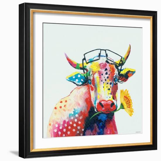 Cow-null-Framed Art Print