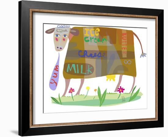 Cow-Nathaniel Mather-Framed Giclee Print