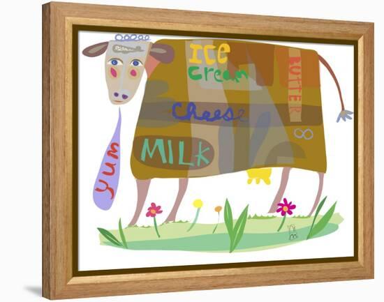 Cow-Nathaniel Mather-Framed Premier Image Canvas