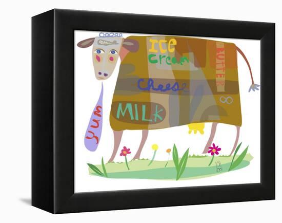 Cow-Nathaniel Mather-Framed Premier Image Canvas