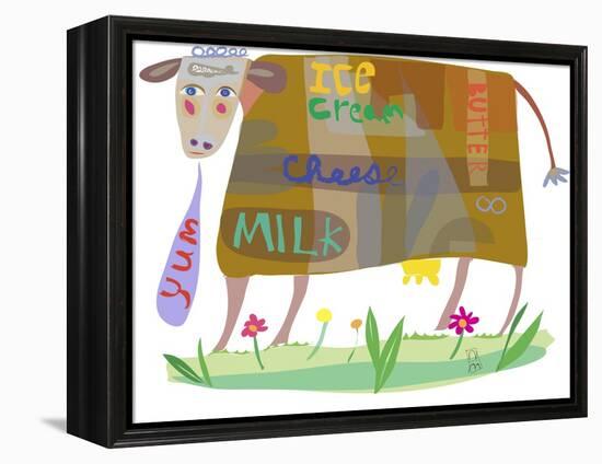 Cow-Nathaniel Mather-Framed Premier Image Canvas