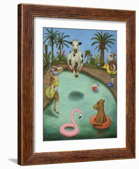 Cowabunga-Leah Saulnier-Framed Giclee Print