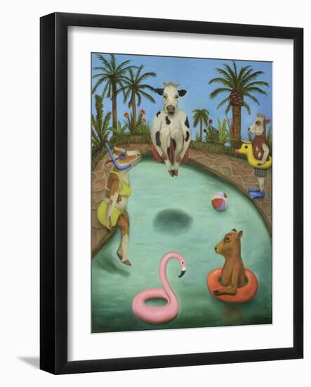 Cowabunga-Leah Saulnier-Framed Giclee Print