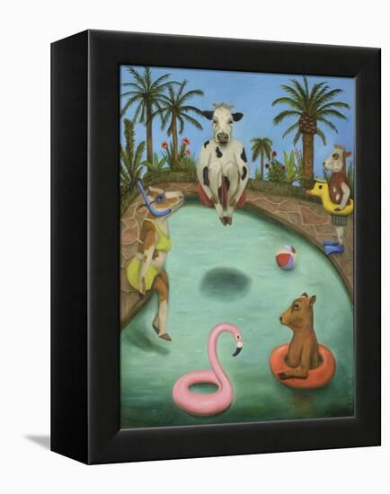 Cowabunga-Leah Saulnier-Framed Premier Image Canvas