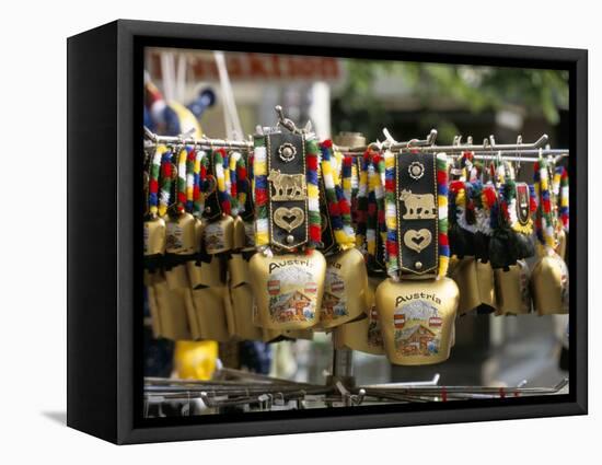 Cowbells are a Traditional Austrian Souvenir, Austria-Richard Nebesky-Framed Premier Image Canvas