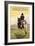 Cowboy - Arizona-Lantern Press-Framed Art Print