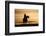 Cowboy at Sunset-Darrell Gulin-Framed Photographic Print