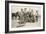 Cowboy Band in the Corral-null-Framed Art Print