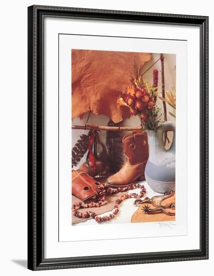 Cowboy Boot-Harvey Edwards-Framed Collectable Print