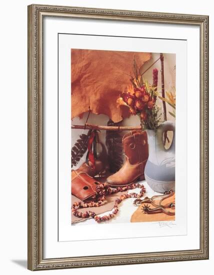 Cowboy Boot-Harvey Edwards-Framed Collectable Print