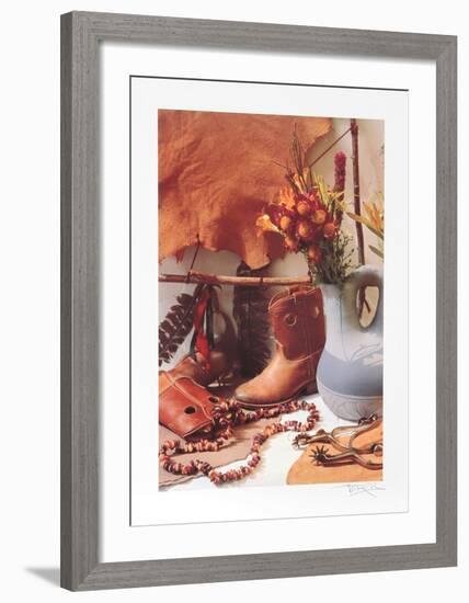 Cowboy Boot-Harvey Edwards-Framed Collectable Print