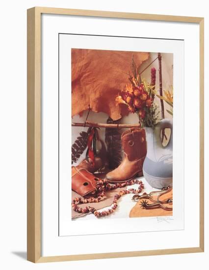 Cowboy Boot-Harvey Edwards-Framed Collectable Print