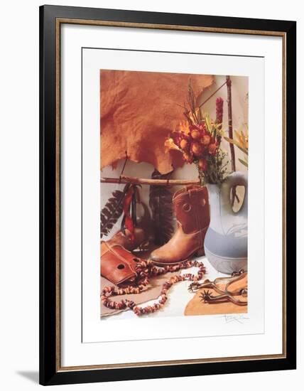 Cowboy Boot-Harvey Edwards-Framed Collectable Print