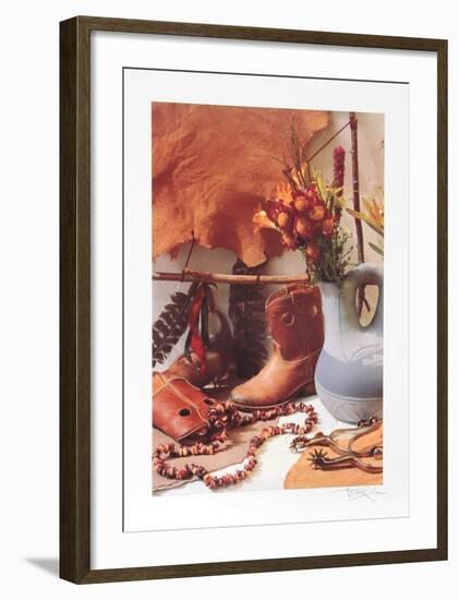 Cowboy Boot-Harvey Edwards-Framed Collectable Print