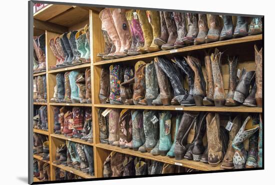 Cowboy Boots, Austin, Texas, Usa-Jim Engelbrecht-Mounted Photographic Print