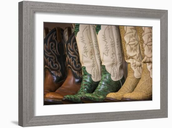 Cowboy Boots II-Kathy Mahan-Framed Art Print