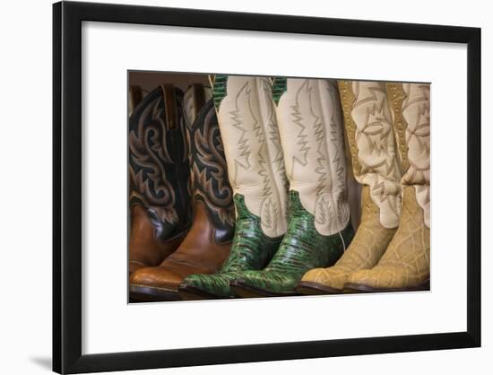 Cowboy Boots II-Kathy Mahan-Framed Art Print