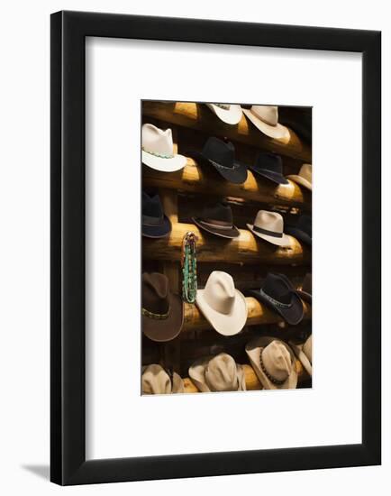 Cowboy Boots, Kemo Sabe Shop, Aspen, Colorado, USA-Walter Bibikow-Framed Photographic Print