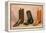 Cowboy Boots, Retro-null-Framed Stretched Canvas