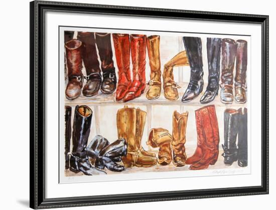 Cowboy Boots-Lloyd Lozes Goff-Framed Limited Edition