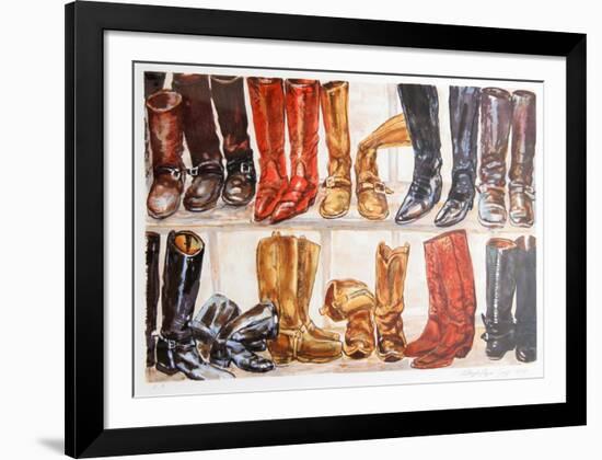 Cowboy Boots-Lloyd Lozes Goff-Framed Limited Edition