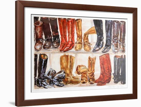 Cowboy Boots-Lloyd Lozes Goff-Framed Limited Edition
