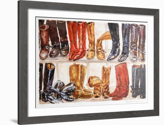 Cowboy Boots-Lloyd Lozes Goff-Framed Limited Edition