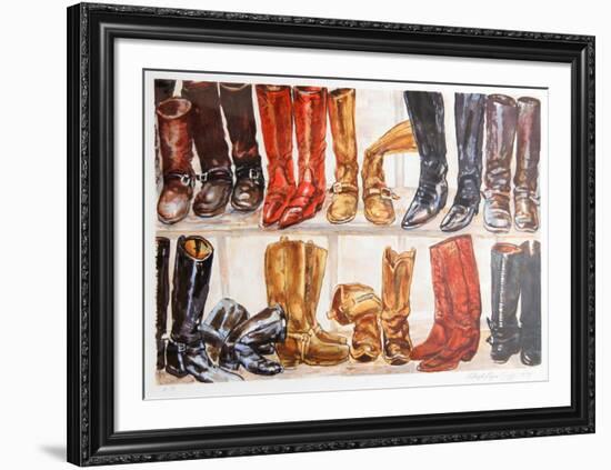 Cowboy Boots-Lloyd Lozes Goff-Framed Limited Edition