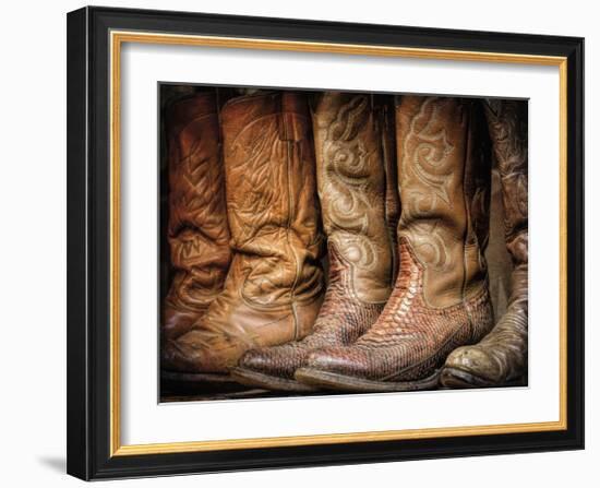 Cowboy Boots-Don Paulson-Framed Giclee Print