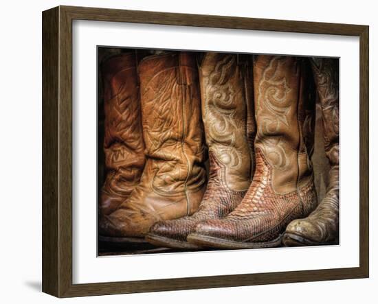 Cowboy Boots-Don Paulson-Framed Giclee Print