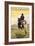 Cowboy - Colorado-Lantern Press-Framed Art Print