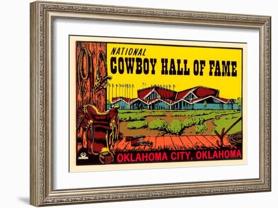 Cowboy Hall of Fame, Oklahoma City-null-Framed Art Print