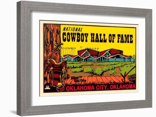 Cowboy Hall of Fame, Oklahoma City-null-Framed Art Print