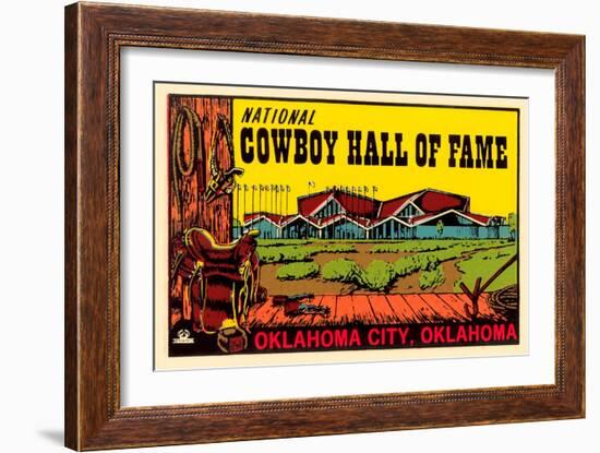 Cowboy Hall of Fame, Oklahoma City-null-Framed Art Print