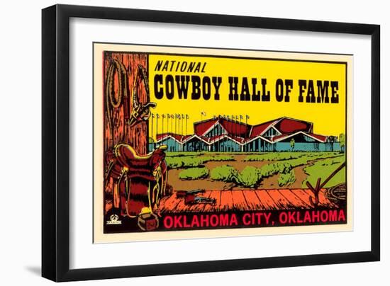 Cowboy Hall of Fame, Oklahoma City-null-Framed Art Print