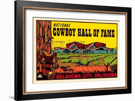 Cowboy Hall of Fame, Oklahoma City-null-Framed Art Print