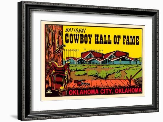 Cowboy Hall of Fame, Oklahoma City-null-Framed Art Print